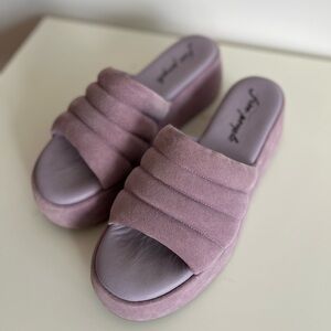Free People Almost Paradise Platform Slides
